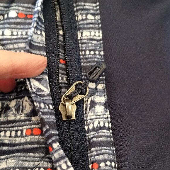 Marmot Kitzbuhel Quilted Puffer Full Zip Vest Navy/Multi Size M - Picture 6 of 11